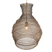Murmur One Light Pendant Antique Brass-Pendants-Uttermost-Lighting Design Store
