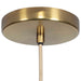 Murmur One Light Pendant Antique Brass-Pendants-Uttermost-Lighting Design Store