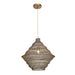 Sigh One Light Pendant Antique Brass-Pendants-Uttermost-Lighting Design Store