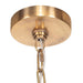 Rotorua One Light Pendant Antique Brass-Pendants-Uttermost-Lighting Design Store