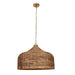 Tauranga Five Light Pendant Antique Brass-Pendants-Uttermost-Lighting Design Store
