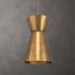 Crocker One Light Pendant Antique Brass-Pendants-Uttermost-Lighting Design Store