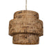 Water Hyacinth Four Light Pendant Antique Brass-Pendants-Uttermost-Lighting Design Store