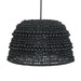 Persephone One Light Pendant Matte Black-Pendants-Uttermost-Lighting Design Store