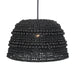 Persephone One Light Pendant Matte Black-Pendants-Uttermost-Lighting Design Store