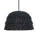 Persephone One Light Pendant Matte Black-Pendants-Uttermost-Lighting Design Store
