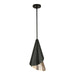 Apollo One Light Pendant Matte Black & Matte Gold-Pendants-Uttermost-Lighting Design Store