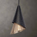 Apollo One Light Pendant Matte Black & Matte Gold-Pendants-Uttermost-Lighting Design Store
