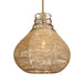 Hestia One Light Pendant Antique Brass-Pendants-Uttermost-Lighting Design Store