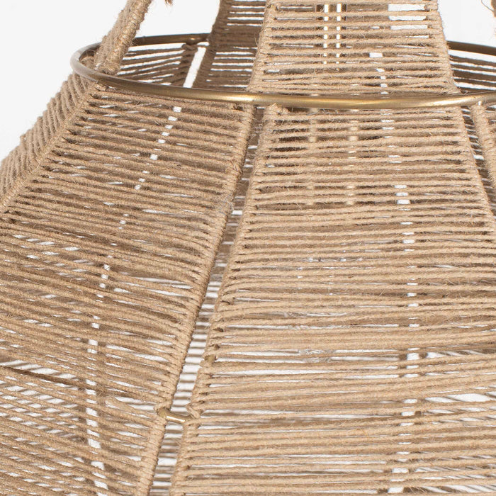 Hestia One Light Pendant Antique Brass-Pendants-Uttermost-Lighting Design Store