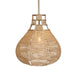 Hestia One Light Pendant Antique Brass-Pendants-Uttermost-Lighting Design Store