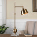 Laton One Light Task Lamp Brushed Brass-Lamps-Uttermost-Lighting Design Store