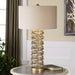 Amarey One Light Table Lamp Antiqued Silver Champagne-Lamps-Uttermost-Lighting Design Store