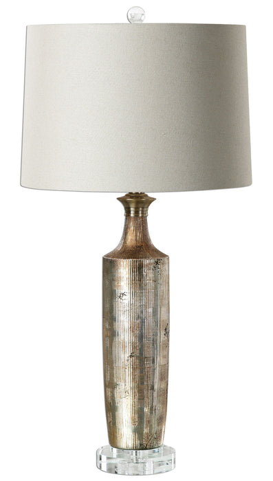 Valdieri One Light Table Lamp Metallic Bronze-Lamps-Uttermost-Lighting Design Store