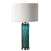 Almanzora One Light Table Lamp Blue, Bronze, Brushed Nickel-Lamps-Uttermost-Lighting Design Store