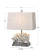 Coral One Light Table Lamp Ivory Coral-Lamps-Uttermost-Lighting Design Store