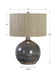 Vardenis One Light Table Lamp Brushed Nickel-Lamps-Uttermost-Lighting Design Store