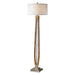 Boydton One Light Floor Lamp Brushed Coffee Bronze Iron-Lamps-Uttermost-Lighting Design Store