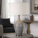 Dinah One Light Table Lamp Polished Nickel-Lamps-Uttermost-Lighting Design Store