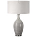 Dinah One Light Table Lamp Polished Nickel-Lamps-Uttermost-Lighting Design Store