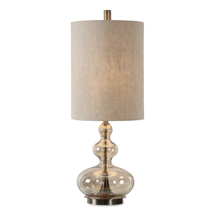 Formoso One Light Table Lamp Antique Brass Steel-Lamps-Uttermost-Lighting Design Store