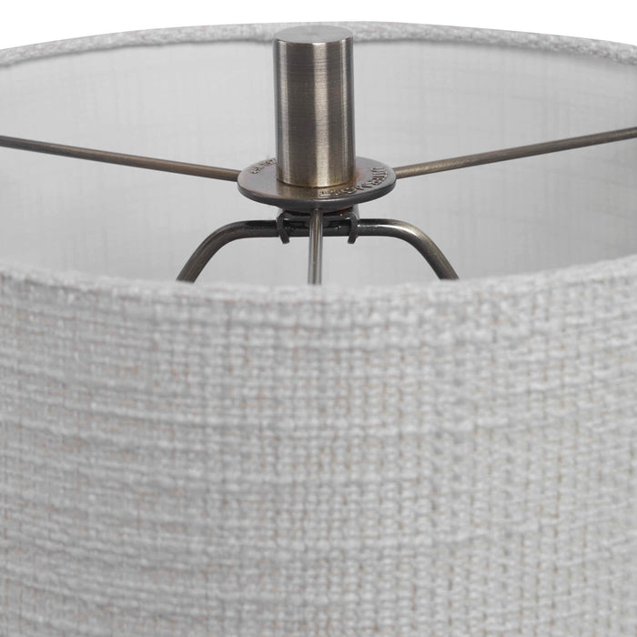 Zahlia One Light Table Lamp Antique Brass-Lamps-Uttermost-Lighting Design Store