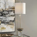 Kiota One Light Buffet Lamp Brushed Brass-Lamps-Uttermost-Lighting Design Store