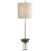 Kiota One Light Buffet Lamp Brushed Brass-Lamps-Uttermost-Lighting Design Store