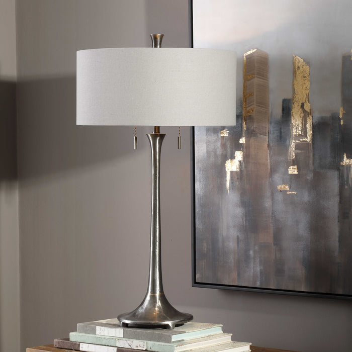 Aliso Two Light Table Lamp Natural-Lamps-Uttermost-Lighting Design Store