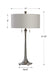 Aliso Two Light Table Lamp Natural-Lamps-Uttermost-Lighting Design Store