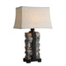 Kodiak One Light Table Lamp Rustic Black-Lamps-Uttermost-Lighting Design Store