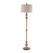 Vetralla One Light Floor Lamp Dark Bronze-Lamps-Uttermost-Lighting Design Store