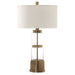 Vaiga One Light Table Lamp Antique Brass-Lamps-Uttermost-Lighting Design Store