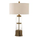 Vaiga One Light Table Lamp Antique Brass-Lamps-Uttermost-Lighting Design Store
