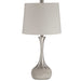Niah One Light Table Lamp Brushed Nickel-Lamps-Uttermost-Lighting Design Store