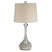 Niah One Light Table Lamp Brushed Nickel-Lamps-Uttermost-Lighting Design Store