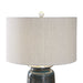 Olesya One Light Table Lamp Brushed Nickel-Lamps-Uttermost-Lighting Design Store
