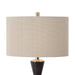 Alastair One Light Table Lamp Plated Gold-Lamps-Uttermost-Lighting Design Store
