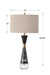 Alastair One Light Table Lamp Plated Gold-Lamps-Uttermost-Lighting Design Store