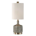 Darrin One Light Table Lamp Antique Brass-Lamps-Uttermost-Lighting Design Store