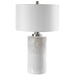 Georgios One Light Table Lamp Brushed Nickel-Lamps-Uttermost-Lighting Design Store