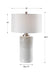 Georgios One Light Table Lamp Brushed Nickel-Lamps-Uttermost-Lighting Design Store