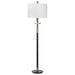 Maud One Light Floor Lamp Antique Brass-Lamps-Uttermost-Lighting Design Store