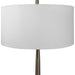 Minette One Light Floor Lamp Antique Brass-Lamps-Uttermost-Lighting Design Store