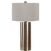 Taria One Light Table Lamp Antiqued Brushed Brass-Lamps-Uttermost-Lighting Design Store