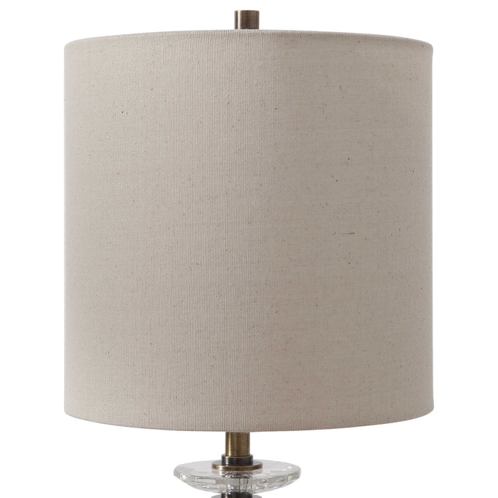 Parnell One Light Buffet Lamp Antique Brass-Lamps-Uttermost-Lighting Design Store