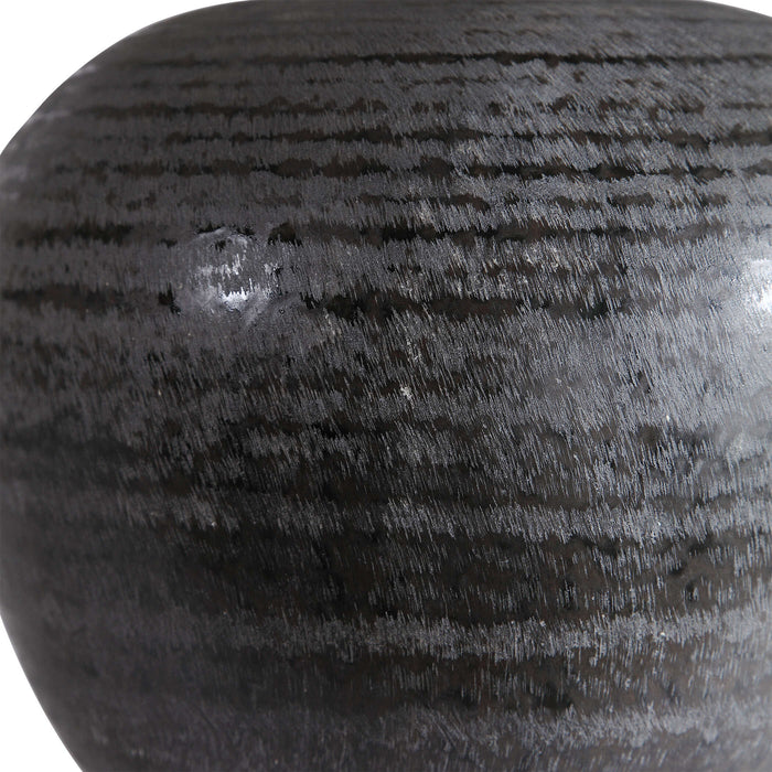 Mikkel One Light Table Lamp Brushed Nickel-Lamps-Uttermost-Lighting Design Store