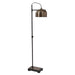 Bessemer One Light Floor Lamp Antique Brass-Lamps-Uttermost-Lighting Design Store
