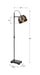 Bessemer One Light Floor Lamp Antique Brass-Lamps-Uttermost-Lighting Design Store