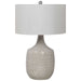 Felipe One Light Table Lamp Brushed Nickel-Lamps-Uttermost-Lighting Design Store